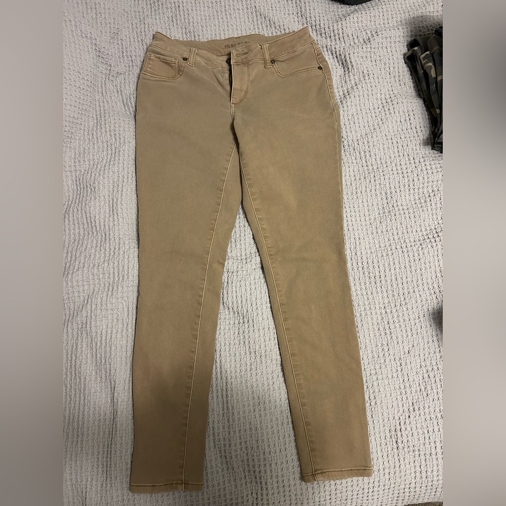 Maurices Light Brown Denim Pants